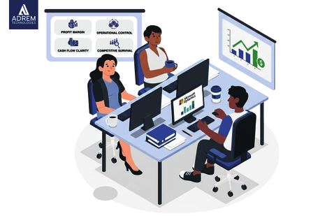 Microsoft Dynamics 365 improving ROI across UAE industries including retail, manufacturing, healthcare, and logistics